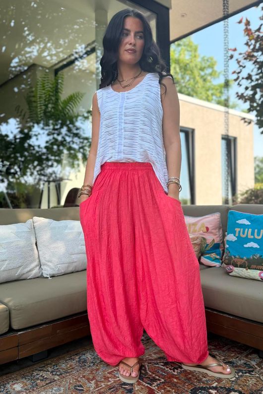 Tasha Damask Bloom Pant Watermelon
